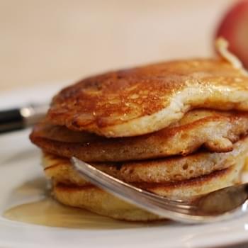 Spiced Pear Pancakes for Fall