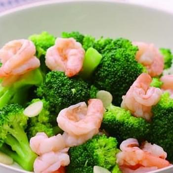 Broccoli Fried Shrimp