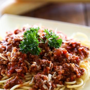 Homemade Meaty Spaghetti Sauce