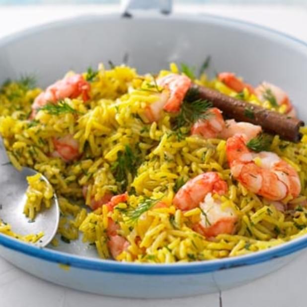 Prawn And Dill Pilaf – Dinner In 30 Minutes