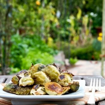 Roasted Brussels Sprouts w/ Balsamic Vinegar