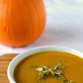 Pumpkin Soup with Apple & Spices