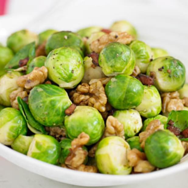 Sprouts With Walnuts And Pancetta