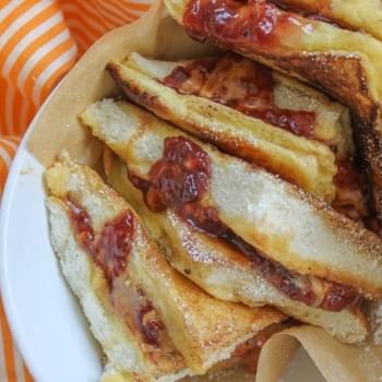 Peanut Butter & Jelly French Toast Sandwich