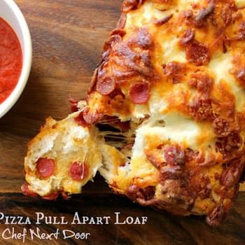 Pepperoni Pizza Pull Apart Loaf