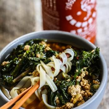 Spicy Pork and Kale Soup