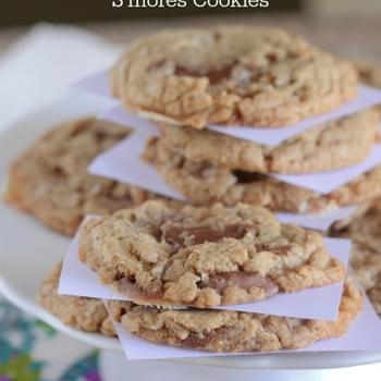 Brown Butter Chocolate Chunk S’mores Cookie