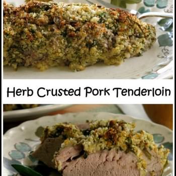 Roasted Pork Tenderloin with an Herb Crust