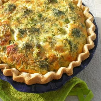 Weight Watchers Broccoli and Cheddar Quiche