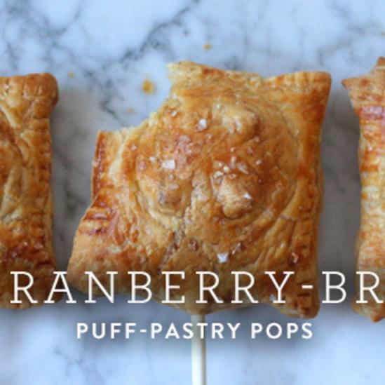 Cranberry-Brie Puff-Pastry Pops