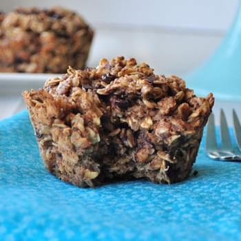 Almond Butter Chocolate Chip Baked Oatmeal