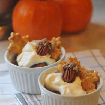 Thanksgiving Recipe | Mini "deconstructed" Pumpkin Pies