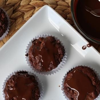 Cracked Brownie Batter Muffins