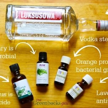 Natural Disinfectant Spray (Like Lysol But Homemade!)