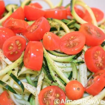 Zucchini Noodle & Cherry Tomato Salad