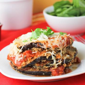 Healthy Eggplant Parmesan