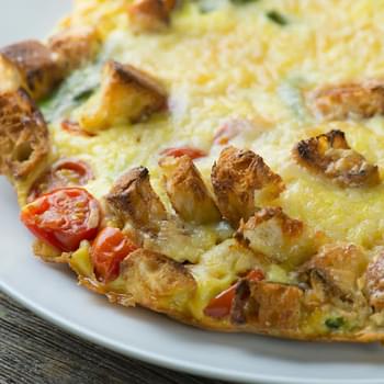 Toasty Cheddar and Vegetable Oven Frittata