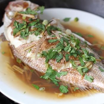 Malaysian Style Steamed Fish