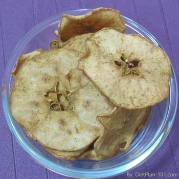 Baked Apple Chips with Cinnamon
