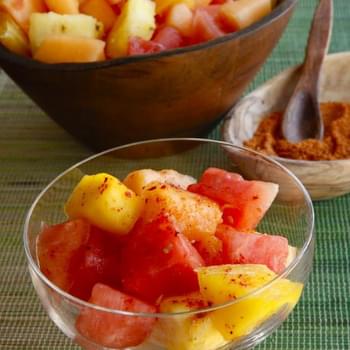 Ensalada de Frutas con Chile - Spicy Mexican Fruit Salad