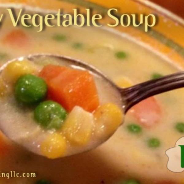 Spiced up Cream of Vegetable Soup