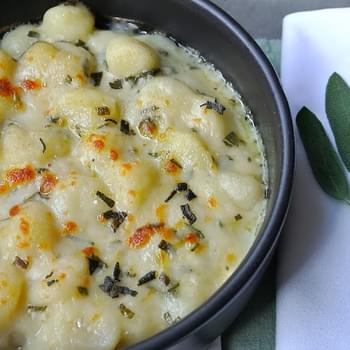 Baked Gnocchi With Sage And Cheese Sauce