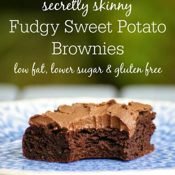 Secretly Skinny Fudgy Sweet Potato Brownies