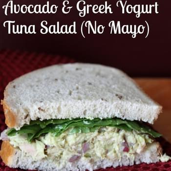 Avocado and Greek Yogurt Tuna Salad Recipe (No Mayonnaise)