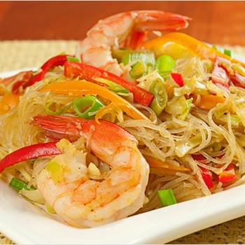 Singapore-Style Noodles with Shrimp