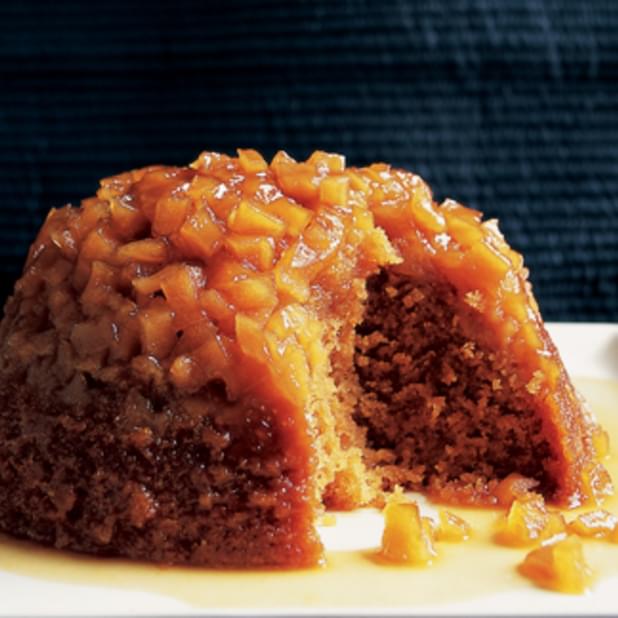 Steamed Toffee Apple Pudding