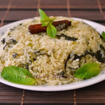 Mint Coriander Pulao | Indian Rice Recipes