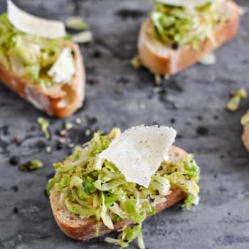 Brussels Sprouts Crostini