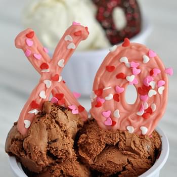 Chocolate X’s and O’s {Perfect Ice Cream Toppings!}