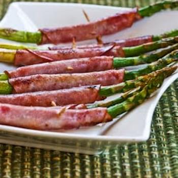 Roasted Asparagus Wrapped in Ham