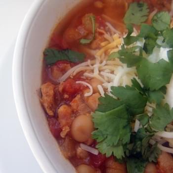(Slow Cooker) Mexican Style Chicken Chili