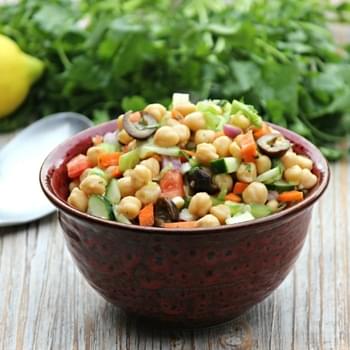 Summer Garbanzo Bean Salad