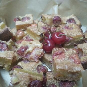Sour Cherry Brown Butter Bars