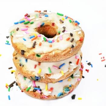 Cake-Batter Doughnuts