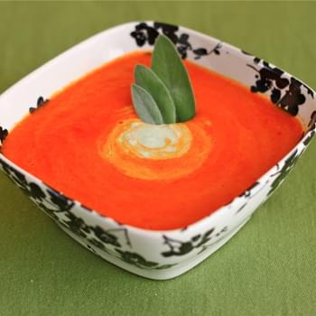 Roasted Red Pepper Soup = Healthy!