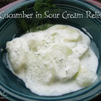 Cucumber in Sour Cream Relish