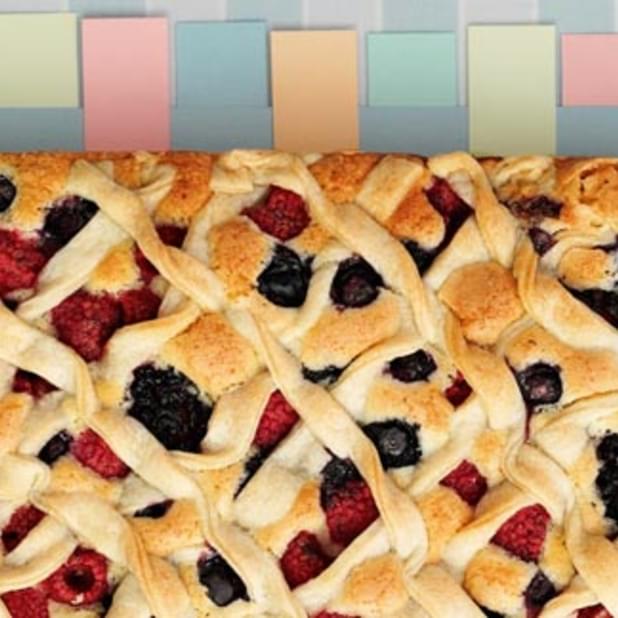 Mixed Berry Plaited Pie