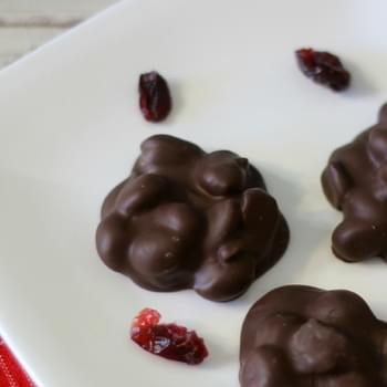 Chocolate Cranberry Nut Candy #SundaySupper