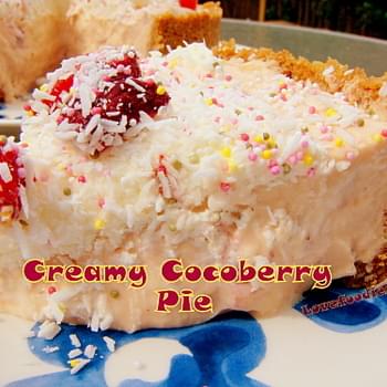 Creamy CocoBerry Pie