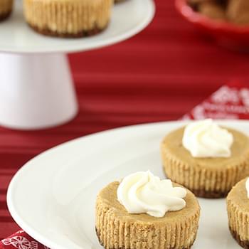 Gingerbread Cheesecake Cupcakes