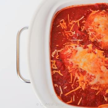 Twice Baked Chicken Parmesan