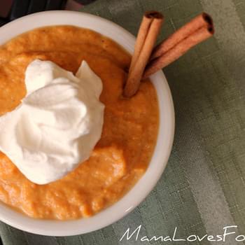 Two Minute Pumpkin Pudding.