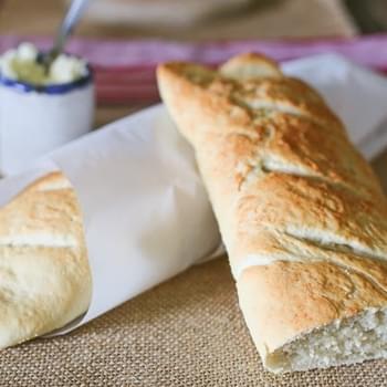 HOMEMADE FRENCH STYLE BAGUETTES