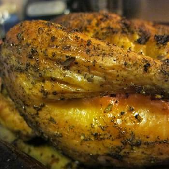 Ian Knauer's Whole Bay Rubbed Roasted Chicken