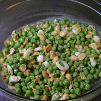 Pea and Peanut Salad Deluxe