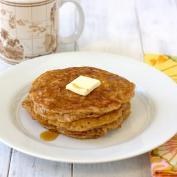 Whole Wheat Oatmeal Pancakes